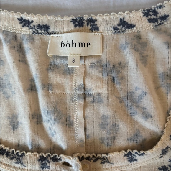Bohme Jaynie Floral Top in Cream - Picture 3 of 5